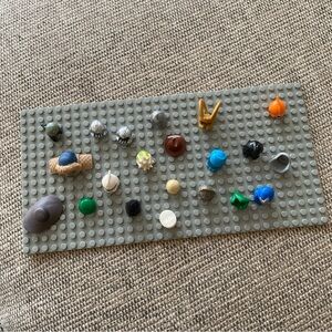 Lego 21 Assorted Minifigure Helmets